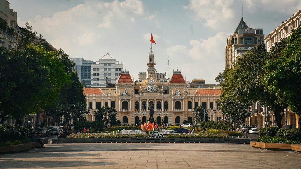 Ho Chi Minh con arquitectura colonial