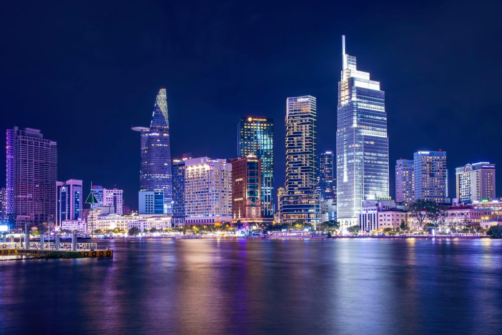 Skyline Ho Chi Minh City, Vietnam